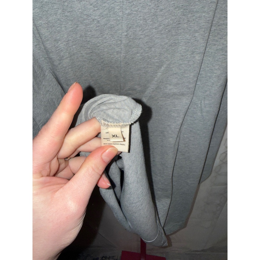 Malaika New York Women's Gray One Size Poncho Top Batwing Sleeve - Picture 6 of 7